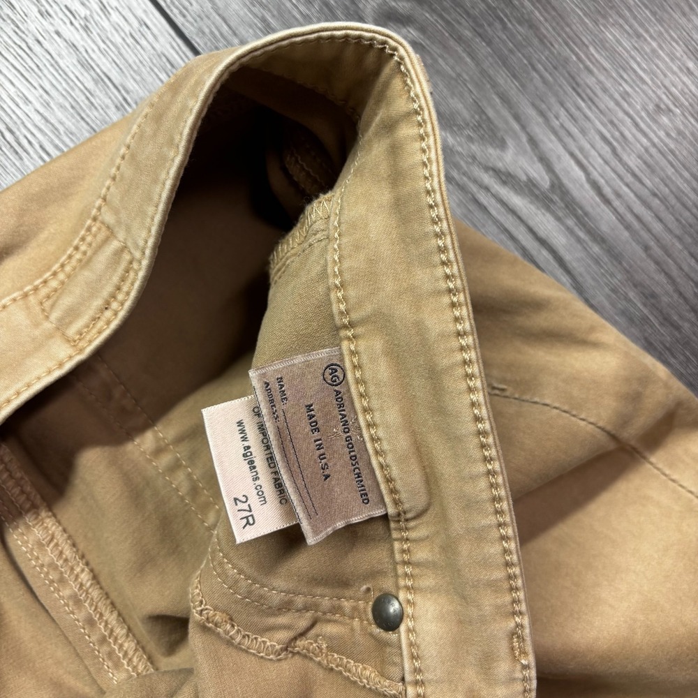 Adriano Goldschmied Jeans Womens 27R Brown The Zip Up Legging Ankle High Rise - Picture 7 of 11